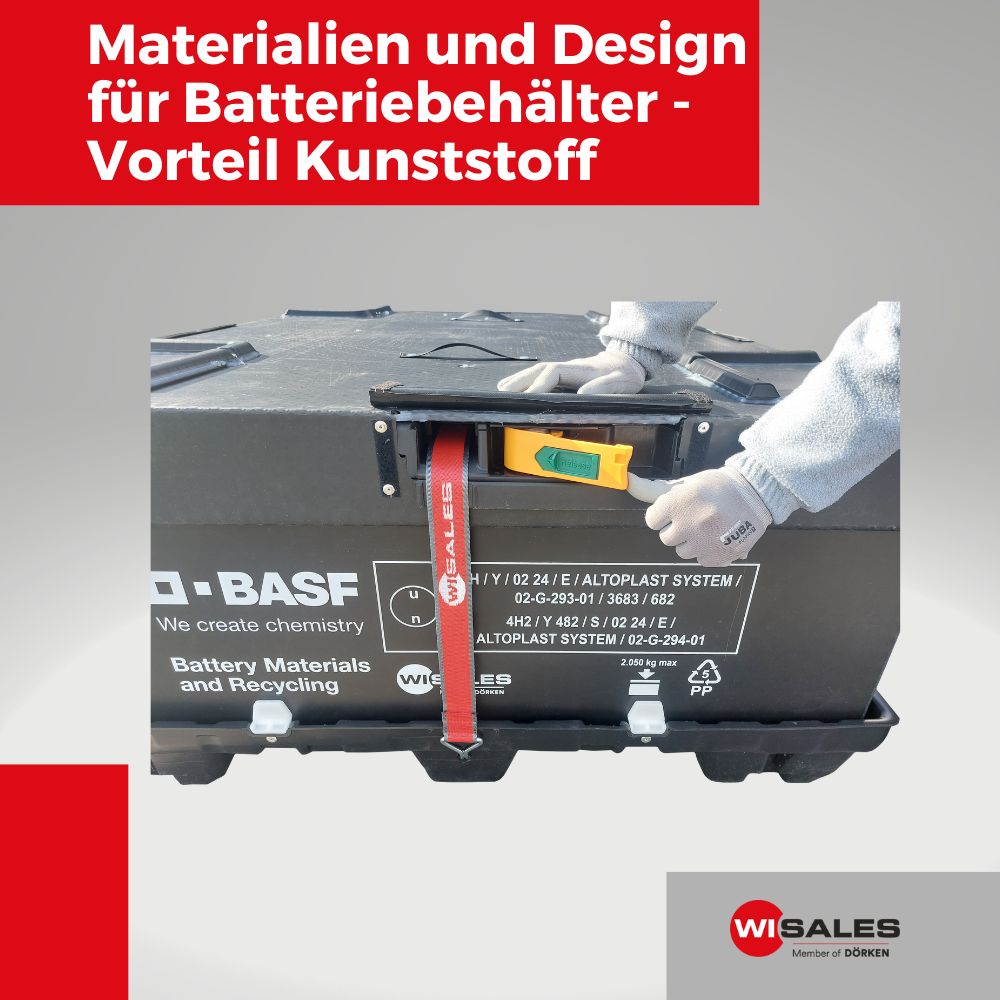 Plastic battery containers: Efficient and sustainable | wi-sales GMBH